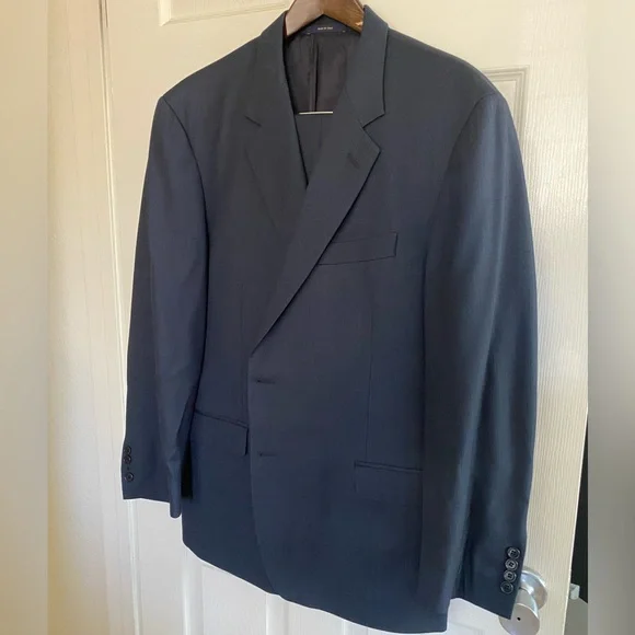 Brooks Brothers Men’s Wool Suit- 1818 - Navy (Jacket and Pants)